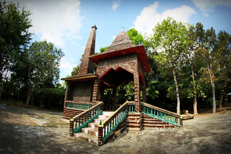 reciclaje de botellas de cerveza