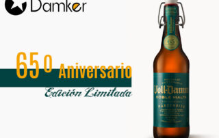 Botella edición 65 aniversario Voll Damm