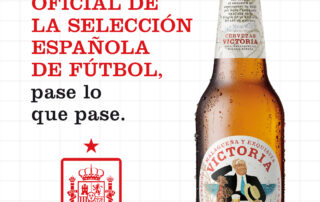 Cerveza Victoria, la cerveza de la selección